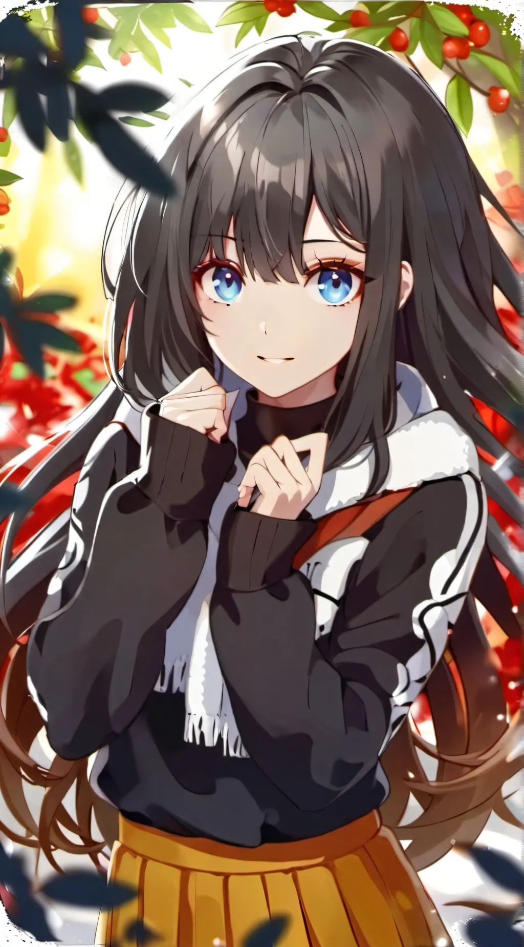 ai character: 🤍Snowy🤍 background