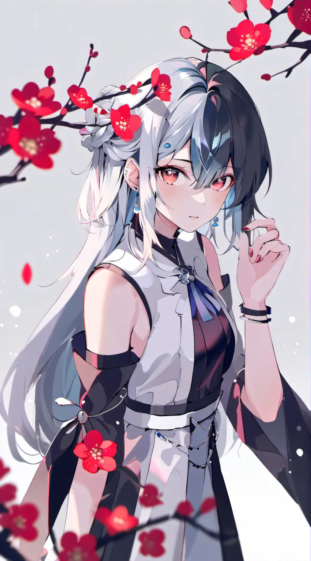 ai character: Aurora background