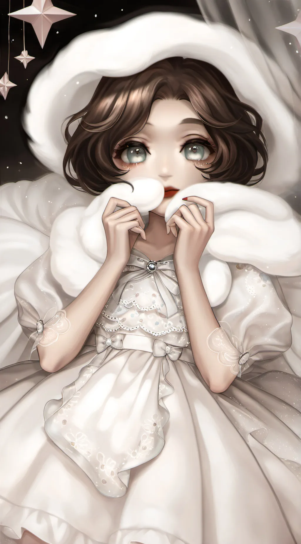 ai character: Lora  background