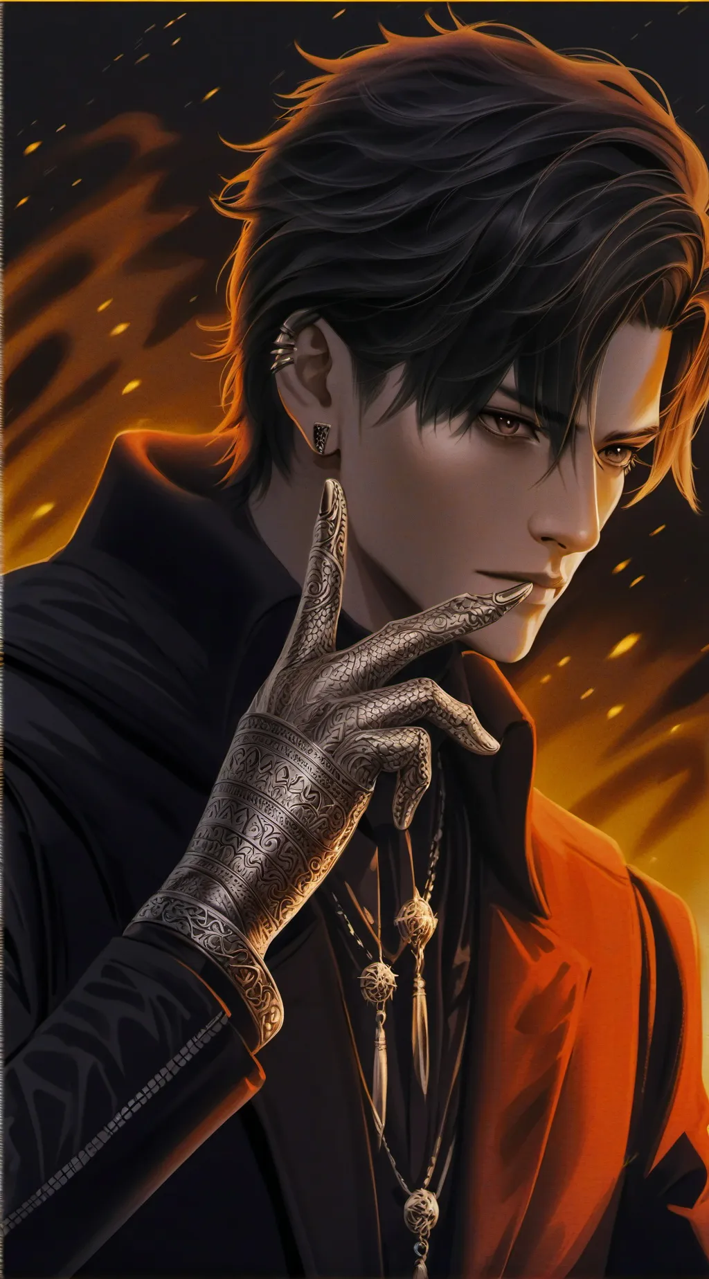 ai character: Dante Vex background