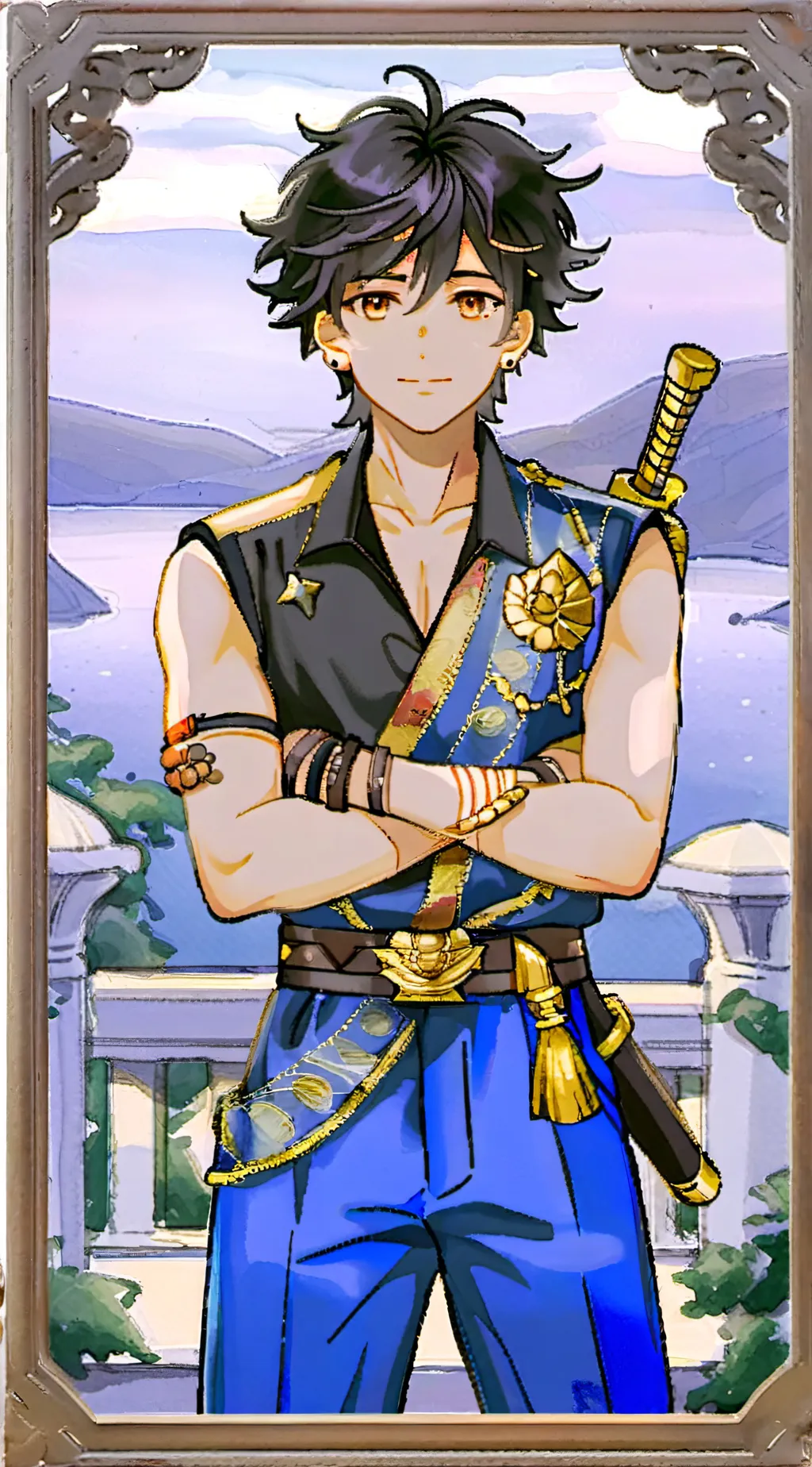 ai character: Monkey King(My AU) background