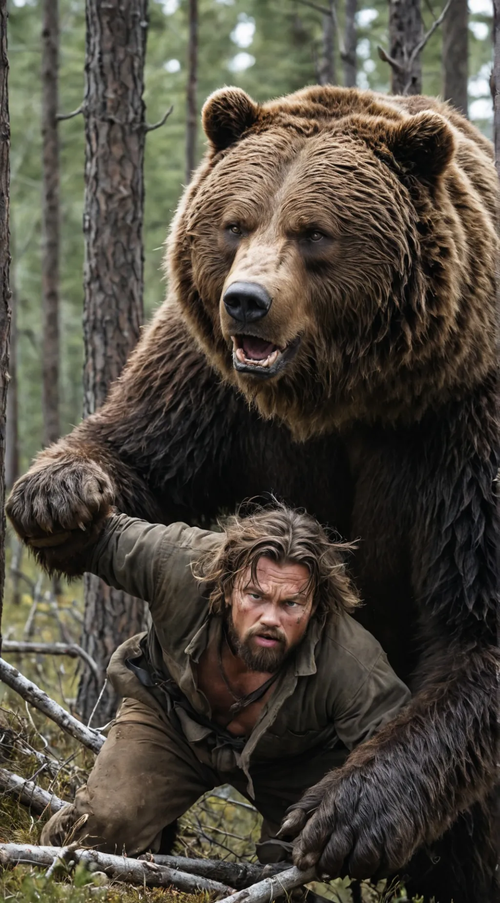 ai character: hugh glass  background