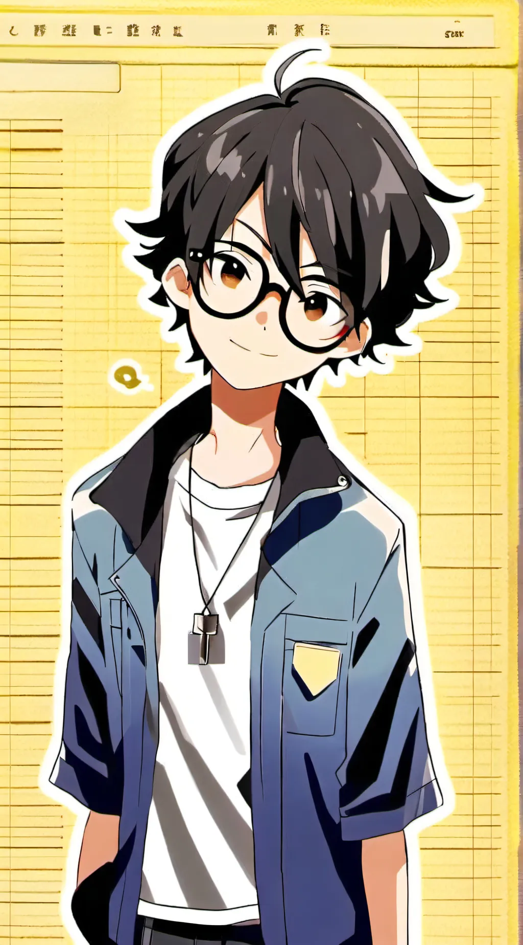 ai character: Cikgu Hiragi  background