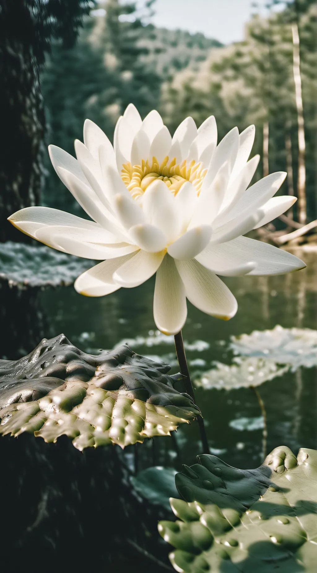 ai character: focus background