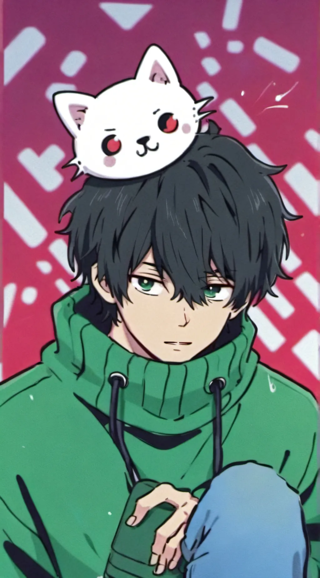 ai character: Aaron  background