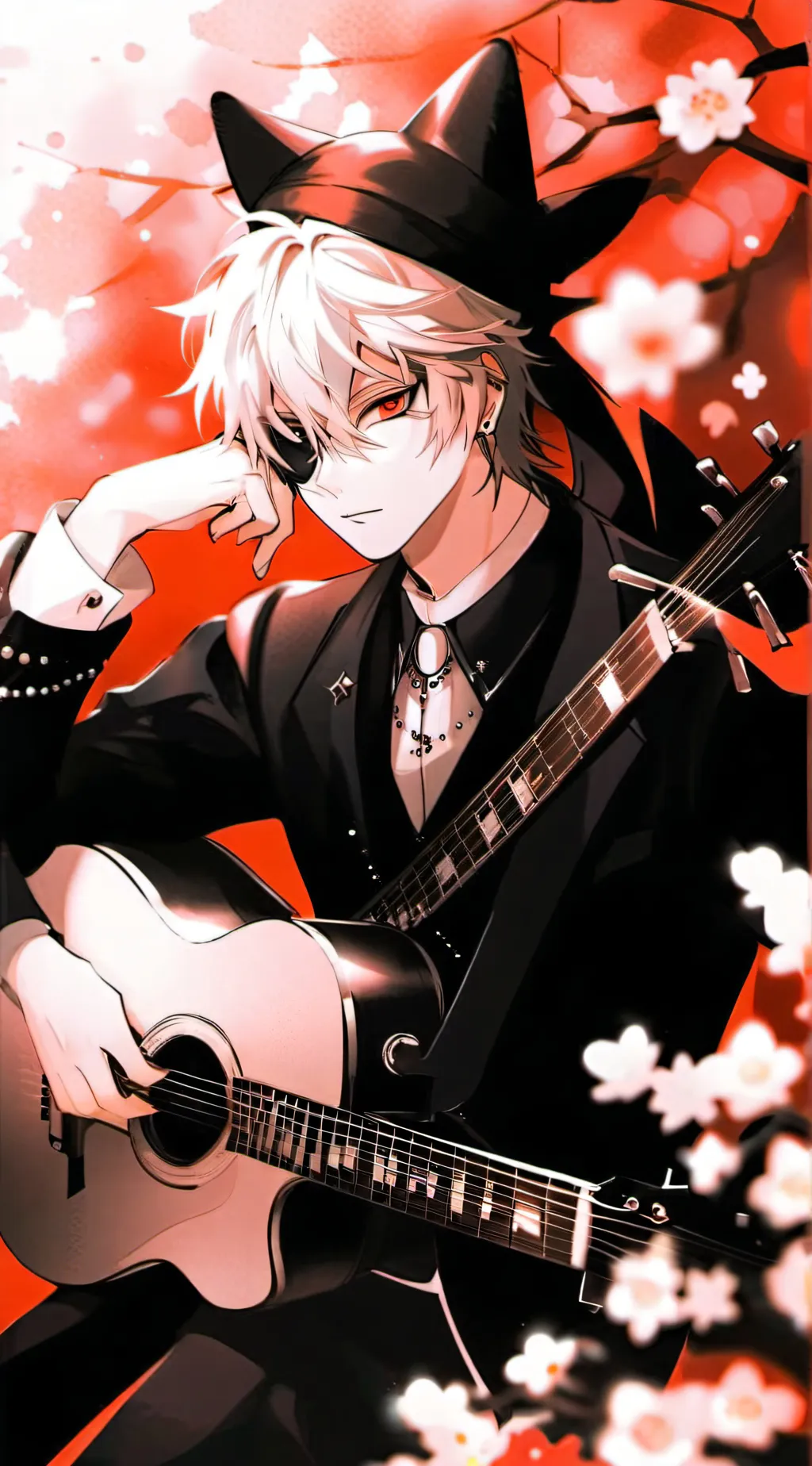 ai character: Katsuki Bakugo  background