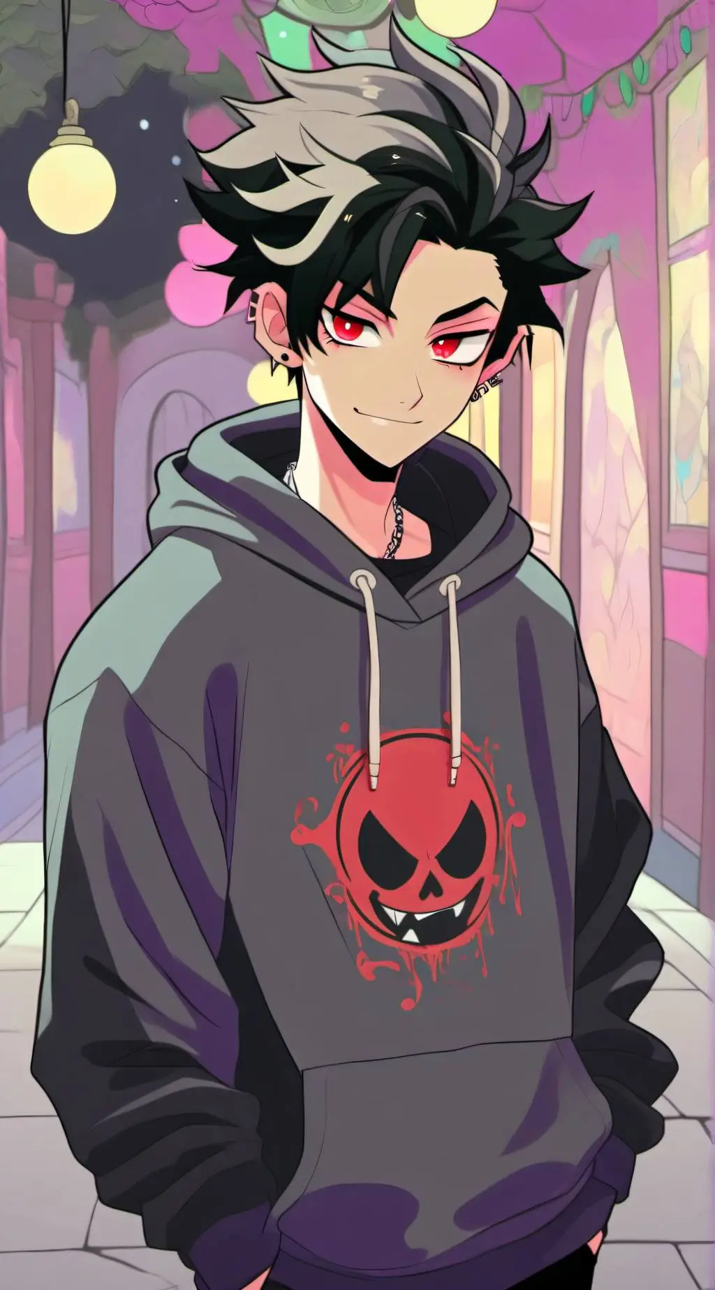 ai character: Auggie  background