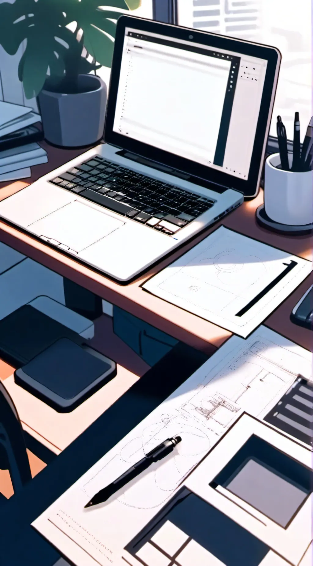 ai character: 90 days challenge  background