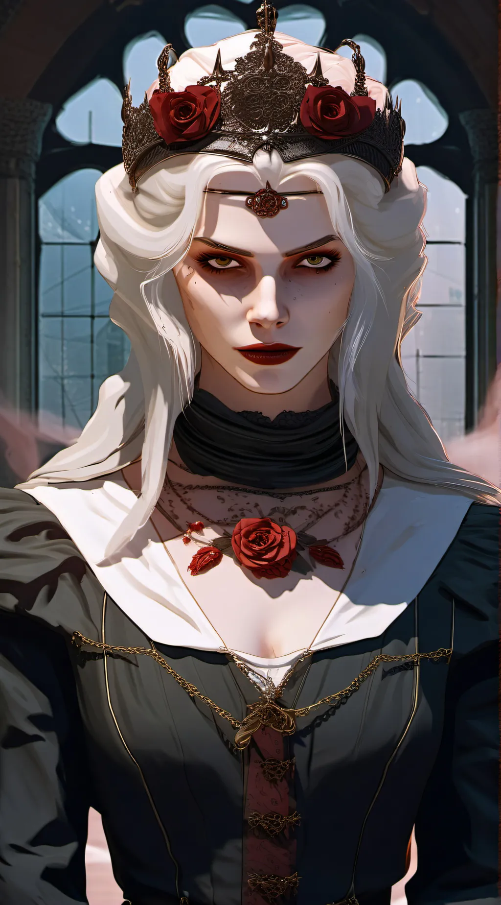 ai character: Queen Aria background