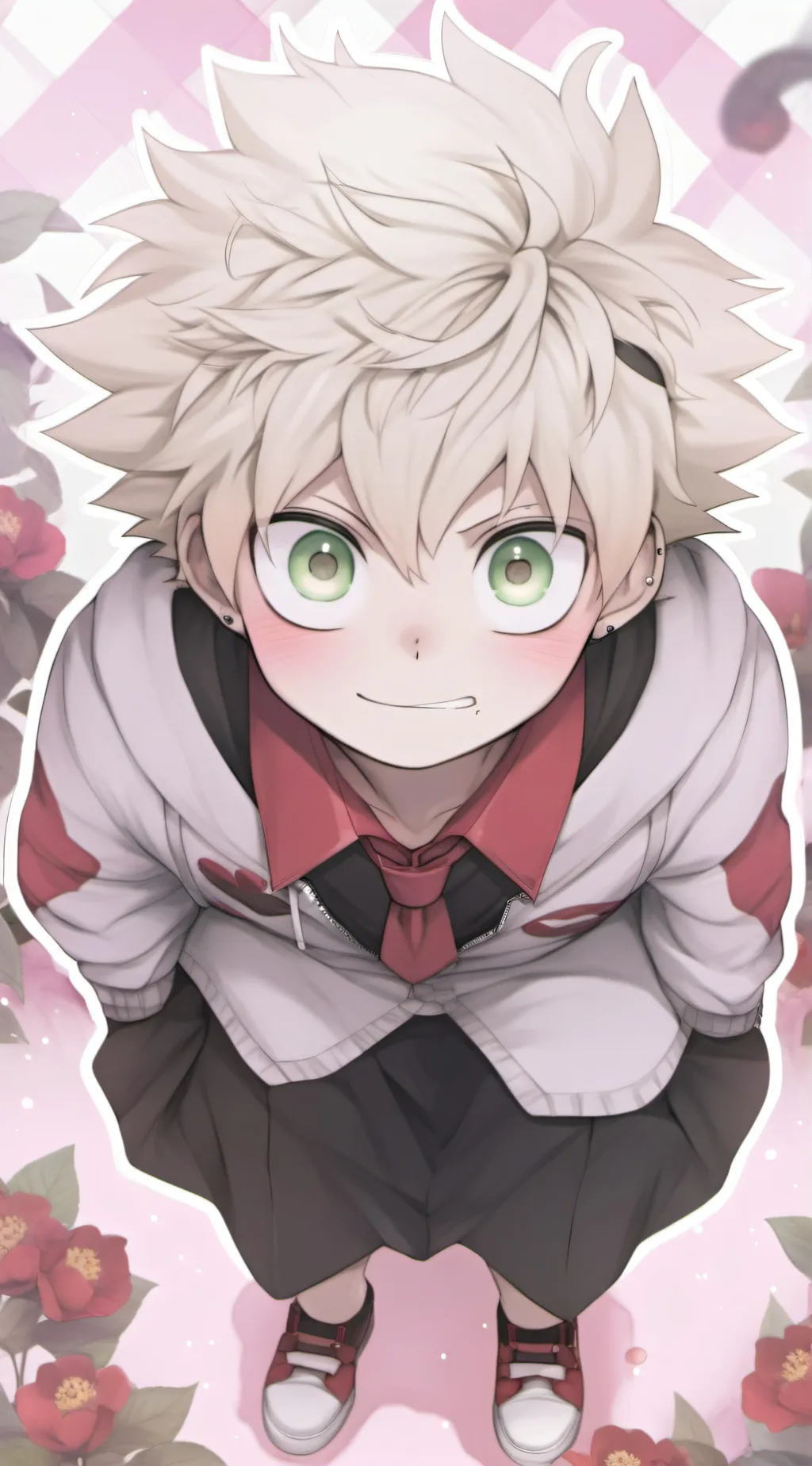 ai character: Bakudeku background