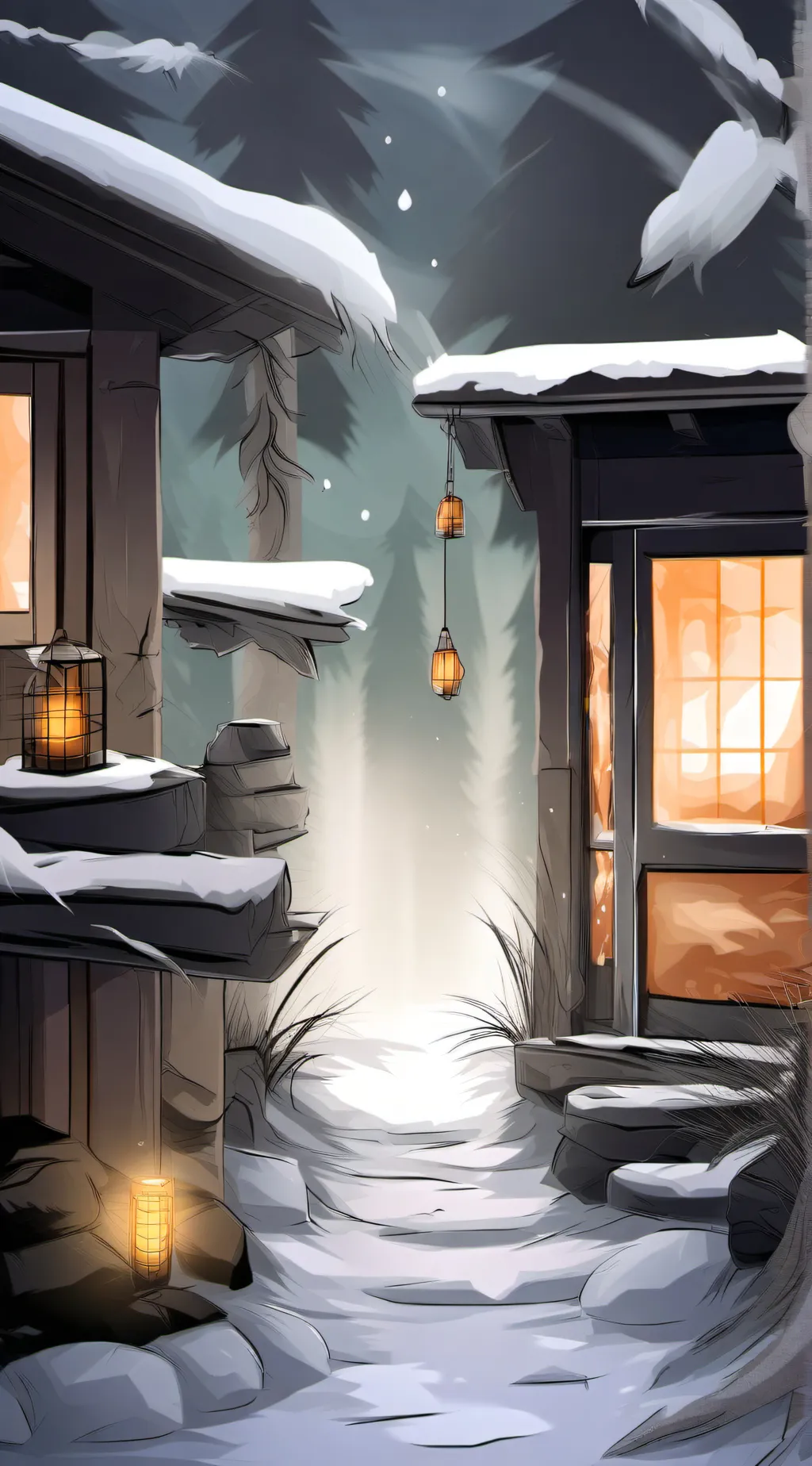 ai character: Garden of banban￼ background