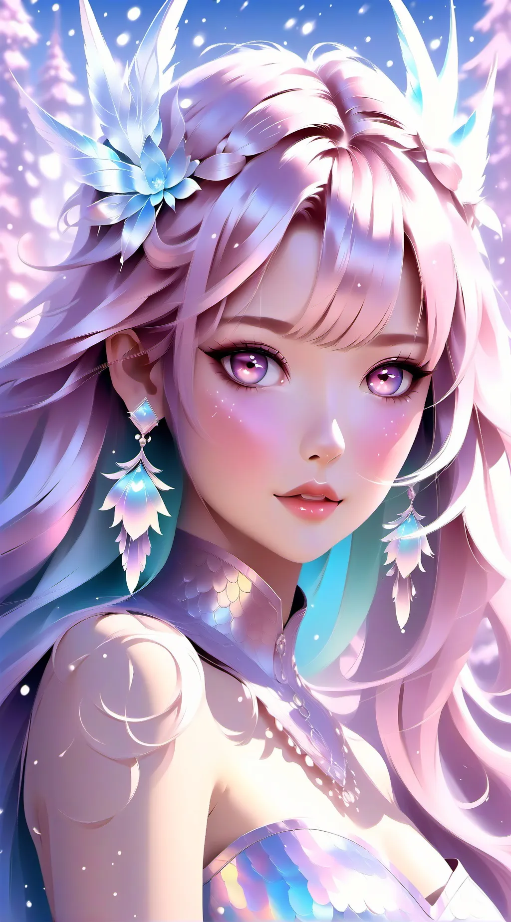 ai character: Fluffy background