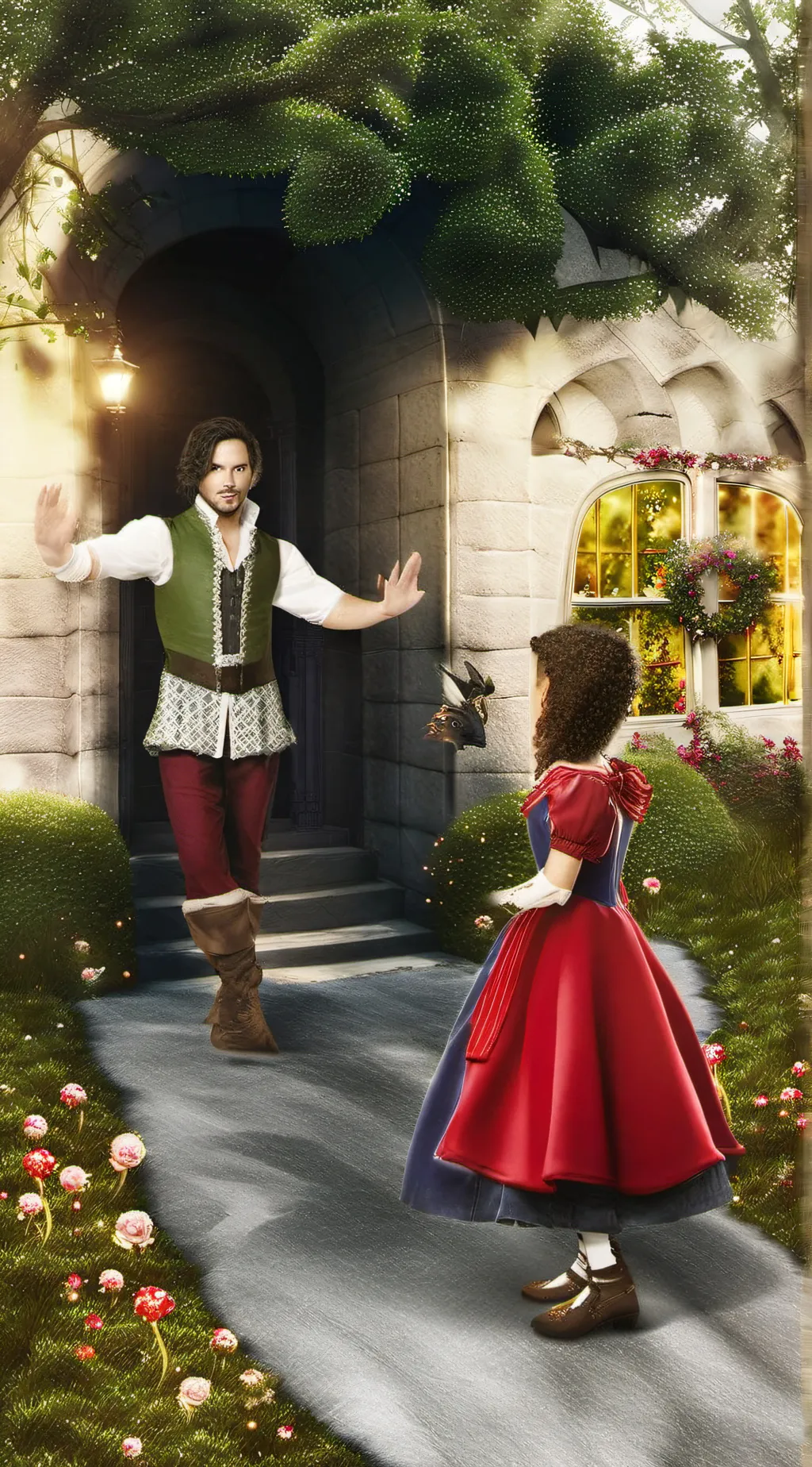 ai character: Once Upon A Time  background