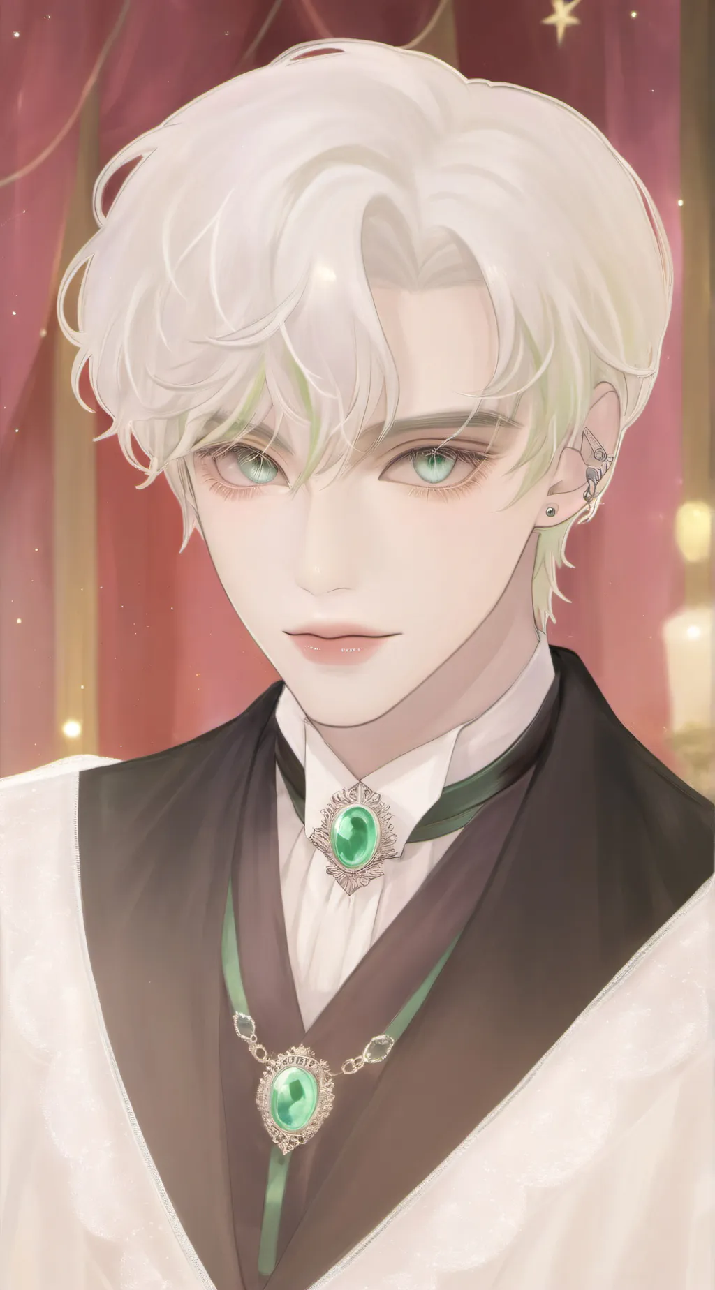 ai character: preg draco malfoy background