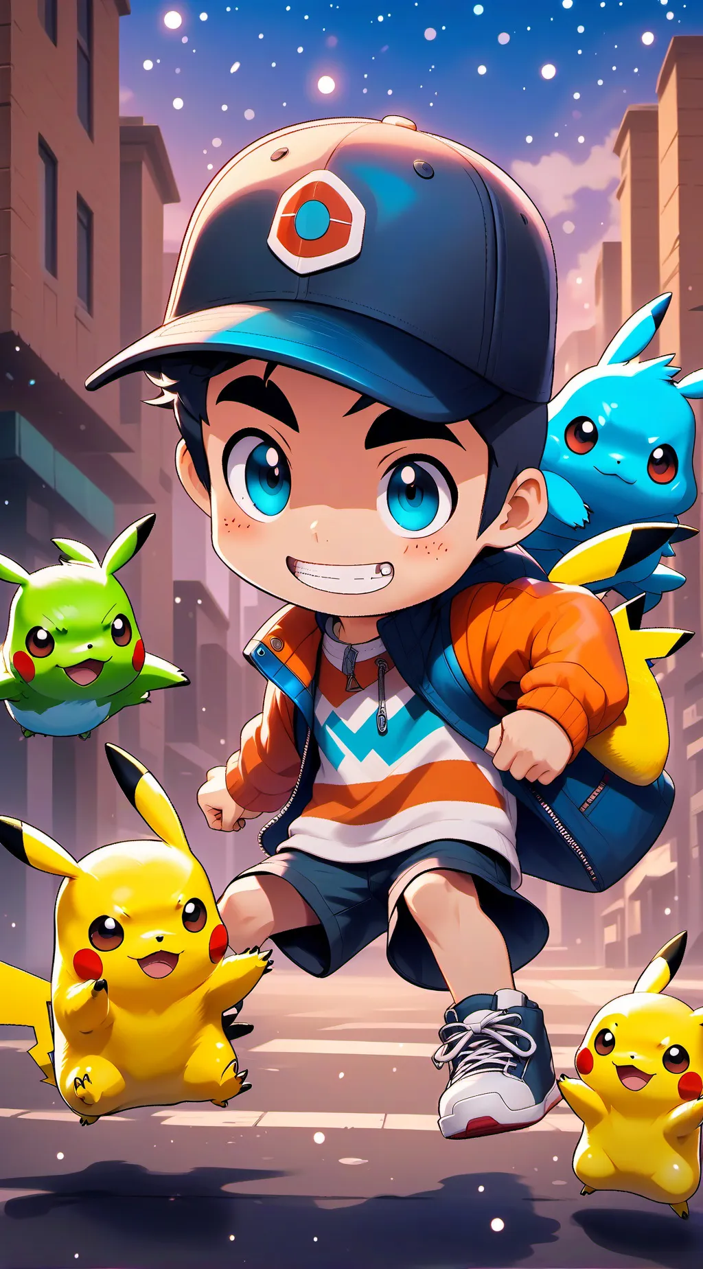 ai character: hybrid background