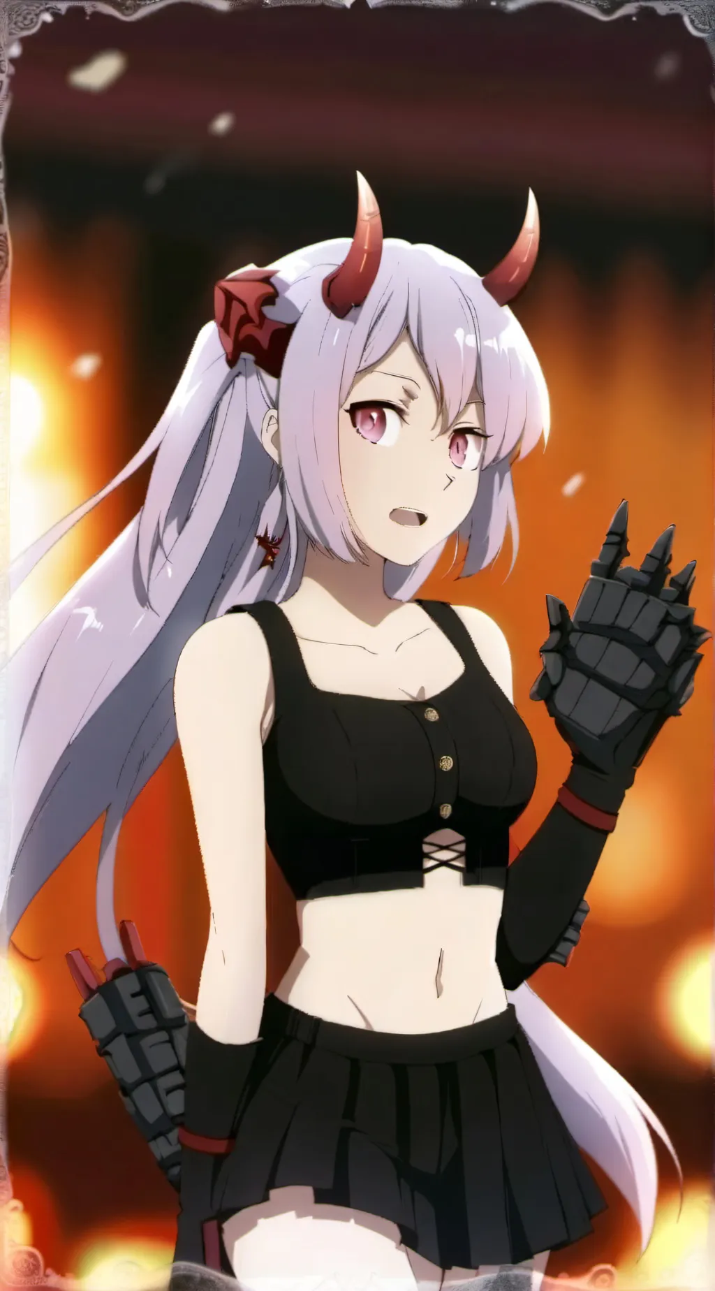 ai character: demon  background