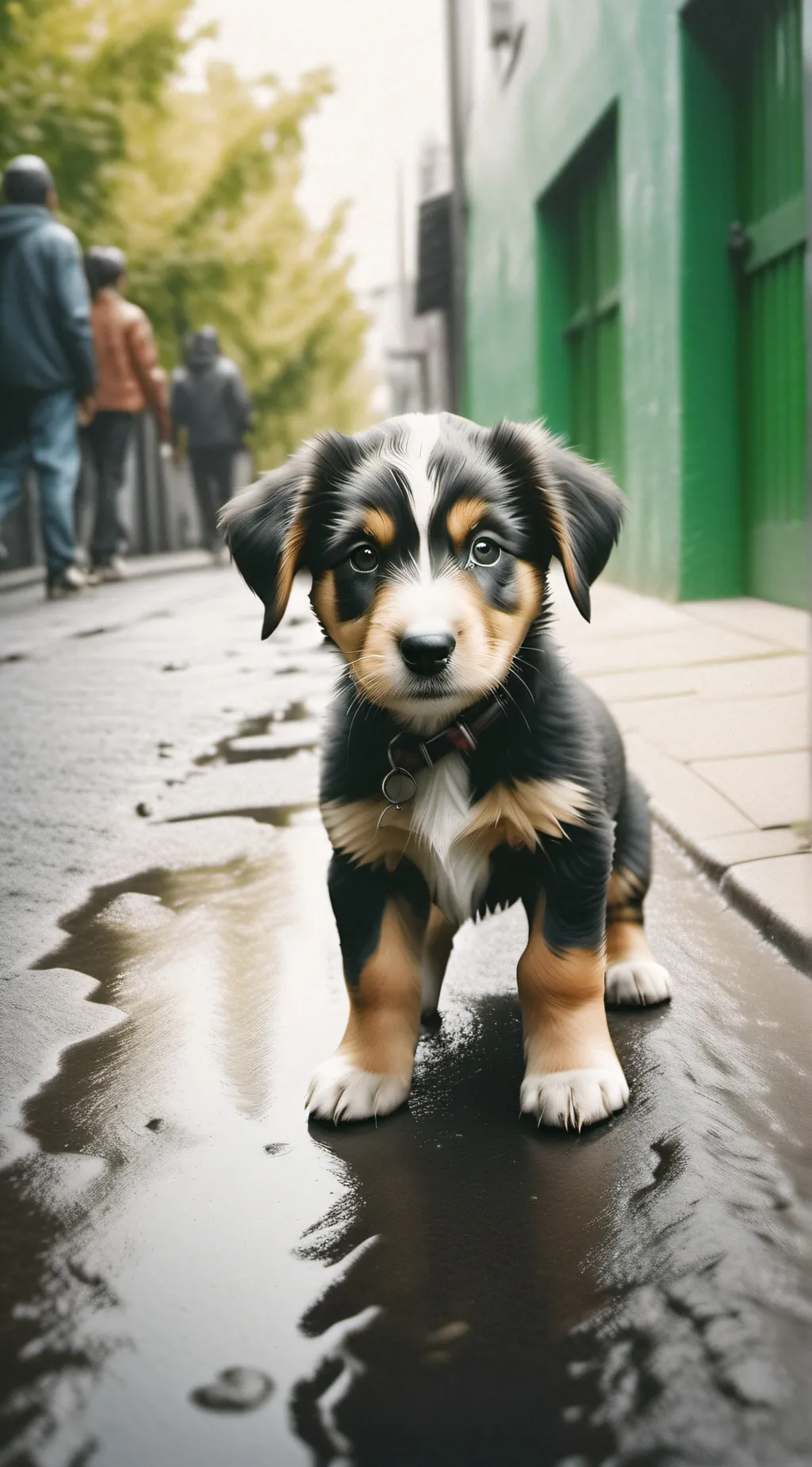 ai character: be a dog background