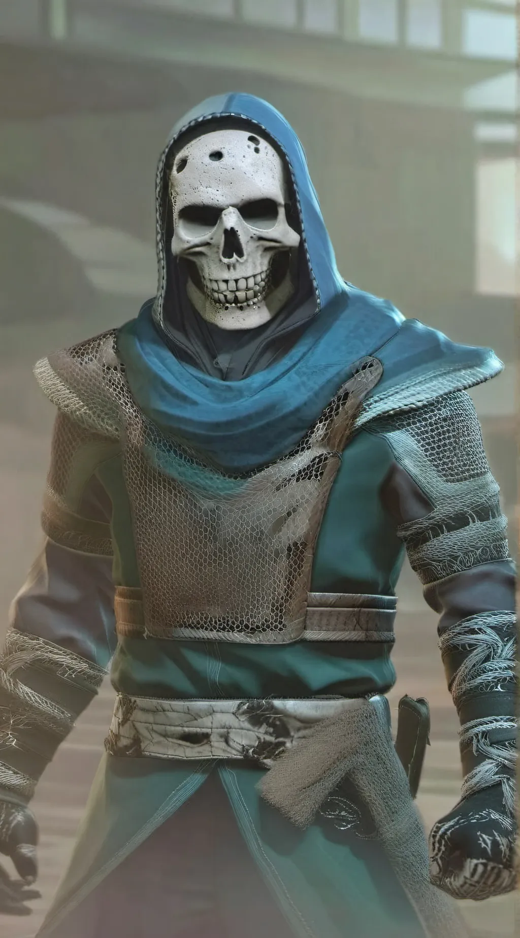 ai character: Ghost background