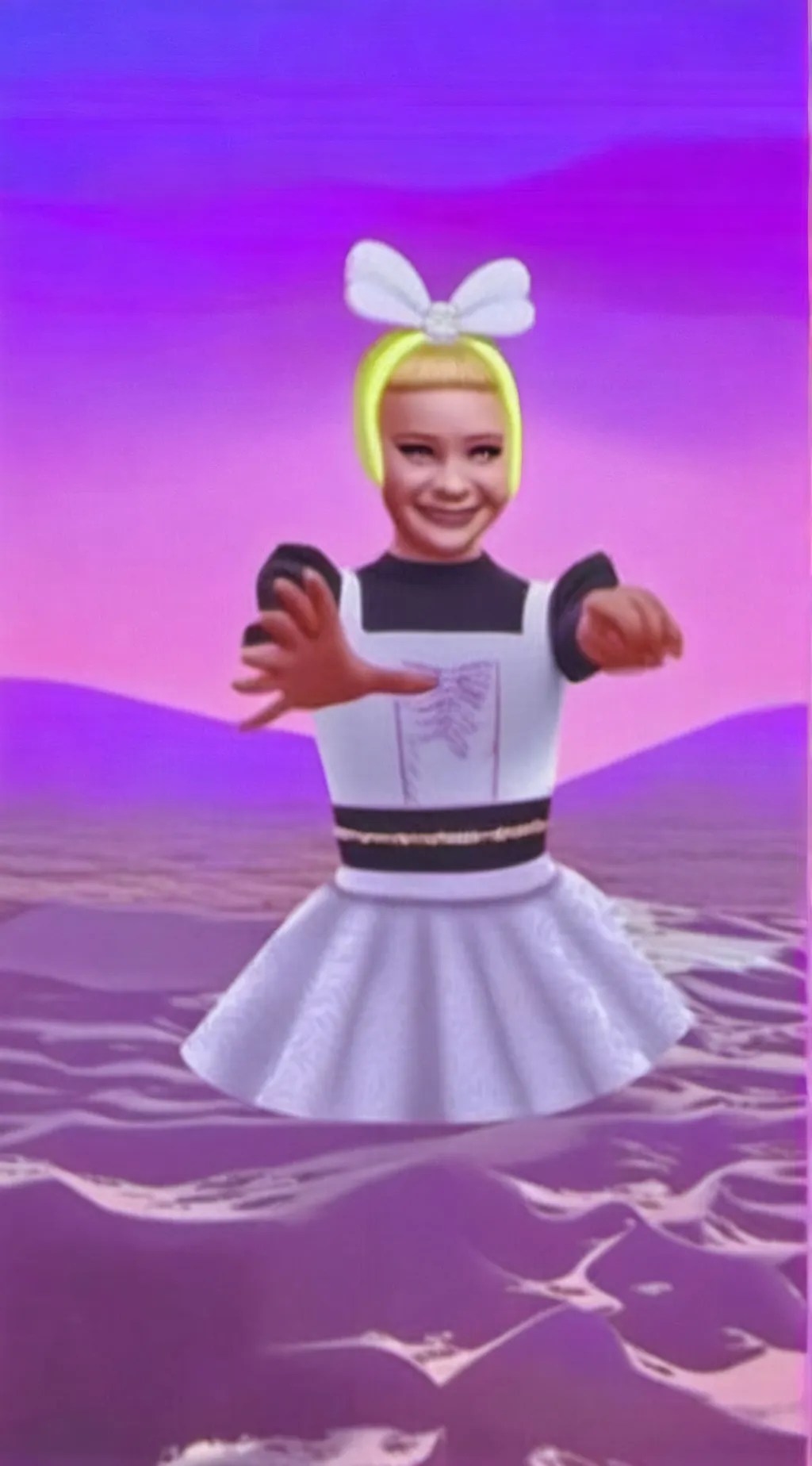 ai character: jojo siwa (cursed) background