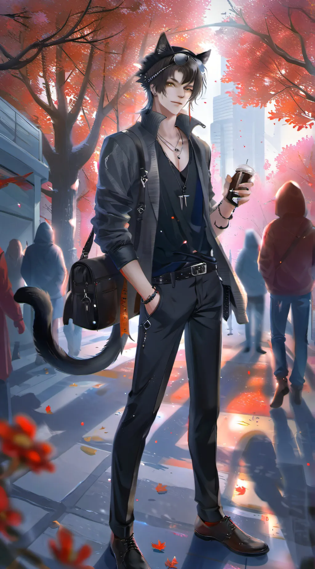 ai character: 👺mike👺 background