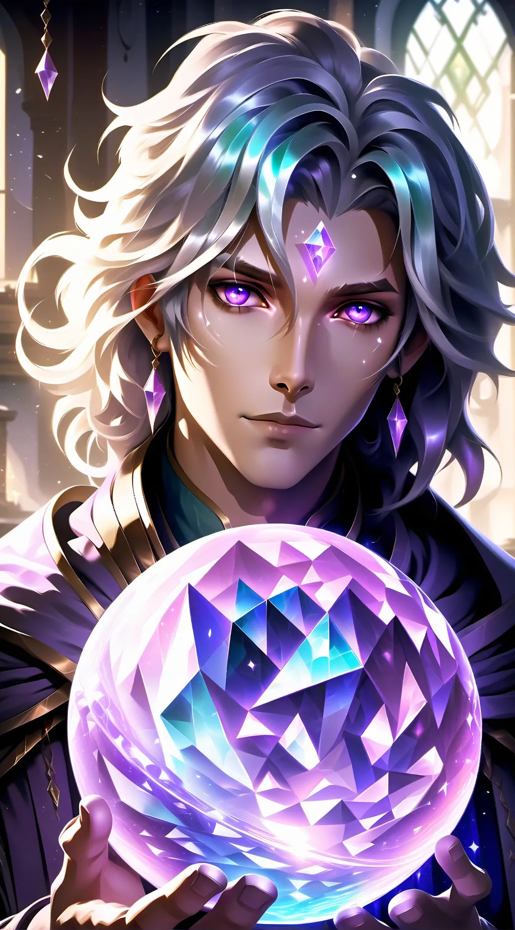 ai character: Avalon Mystic background