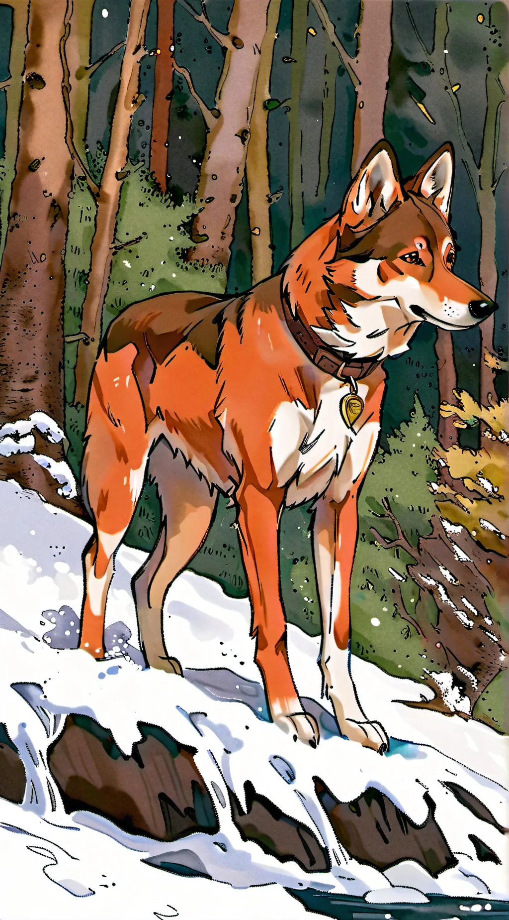 ai character: Big city greens background