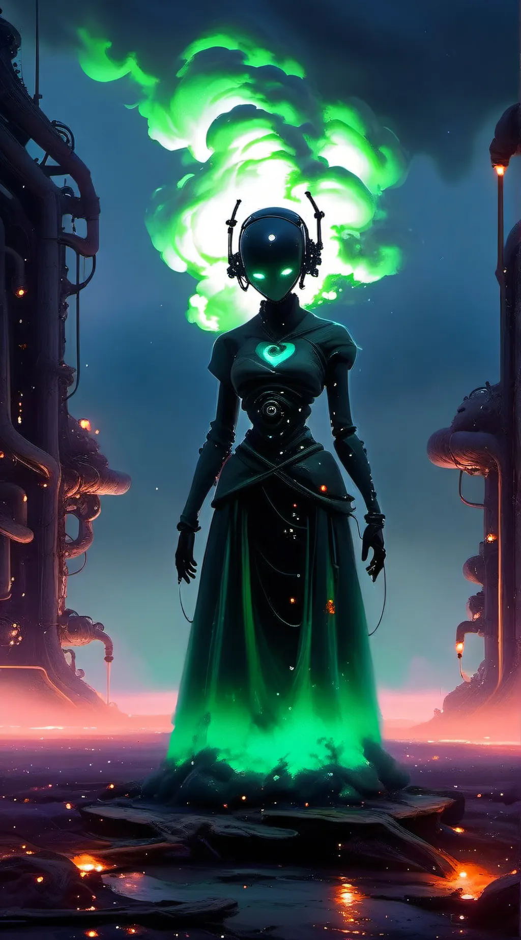 ai character: Noxium background