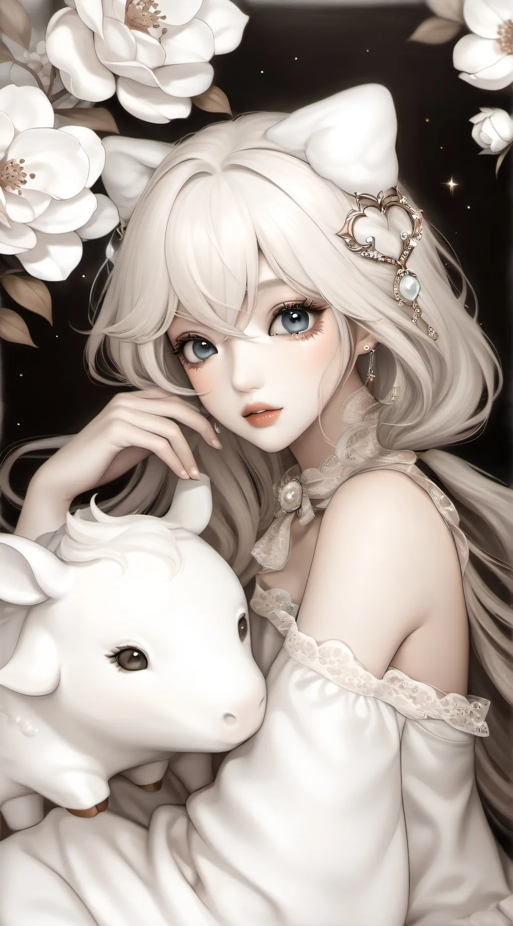 ai character: Lily  background