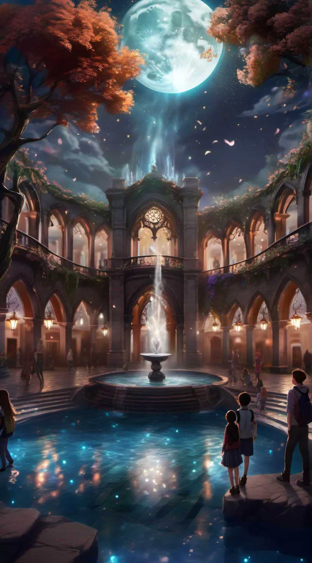 ai character: PJO/HOO/TOA School background