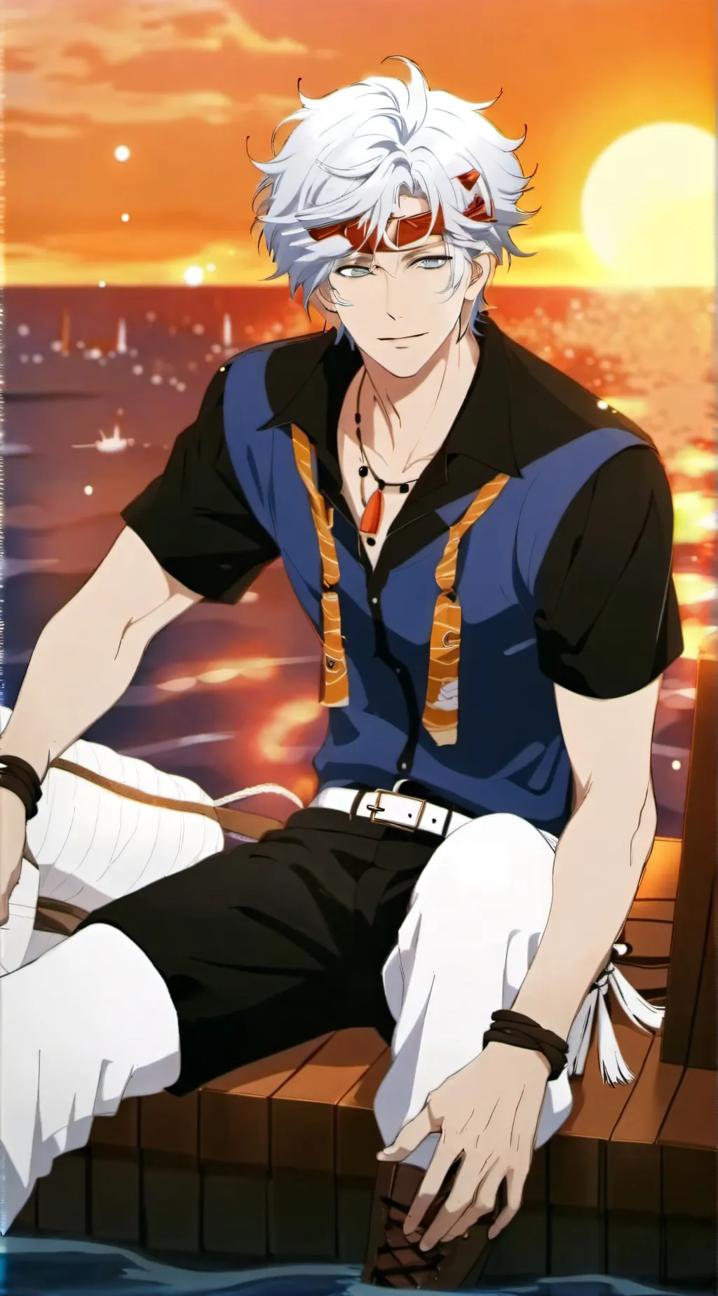 ai character: Gojo Satoru background