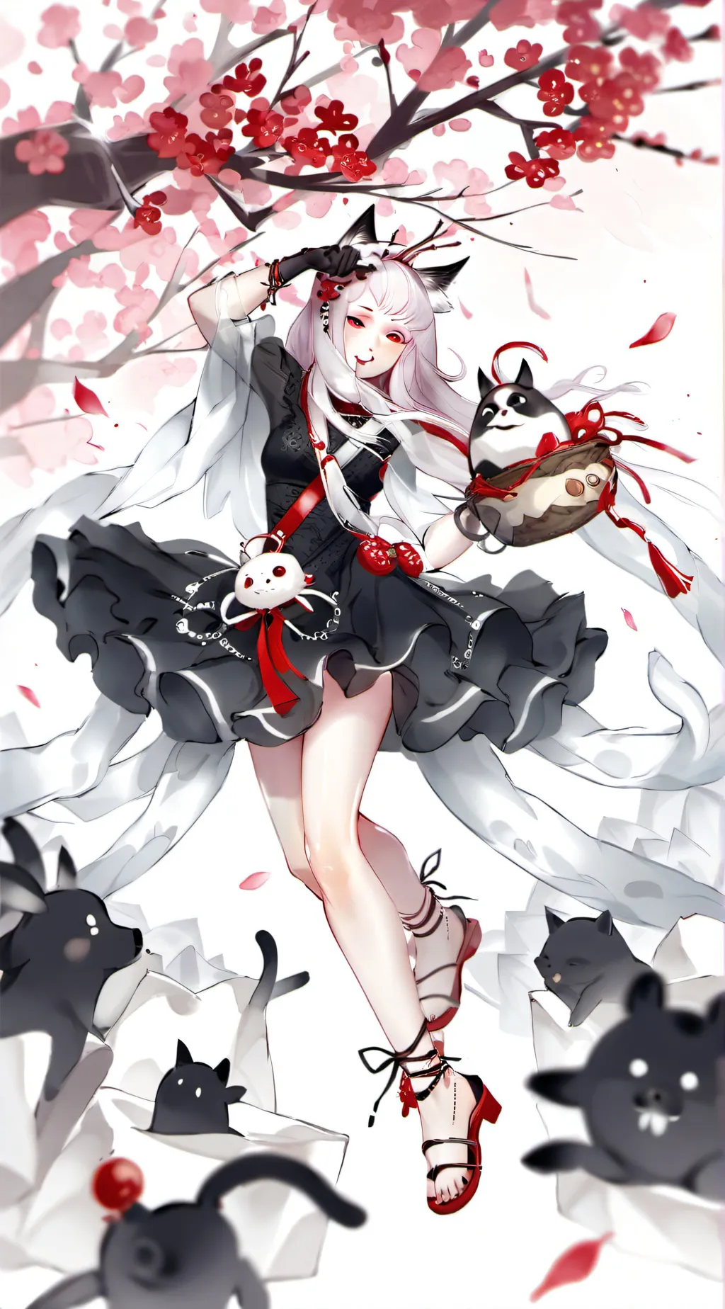 ai character: uwu cat mha background