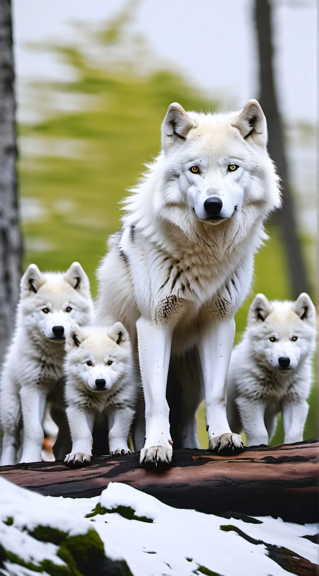 ai character: Your wolf mom Jane background