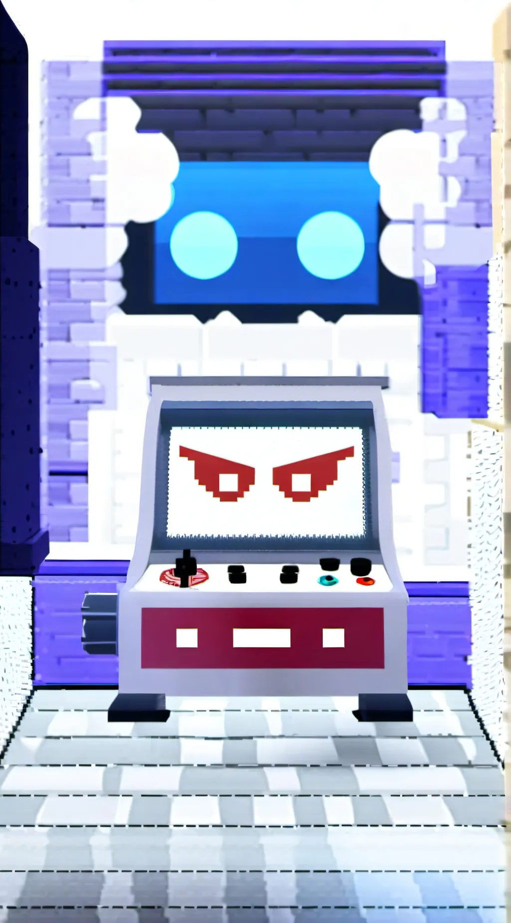 ai character: 8-Bit background