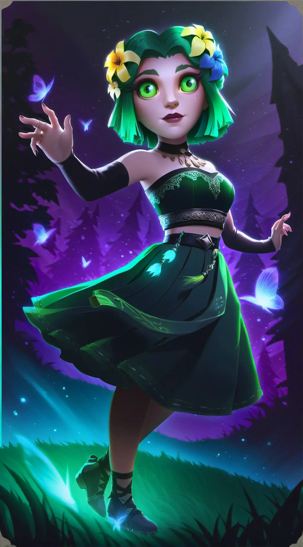 ai character: earth background