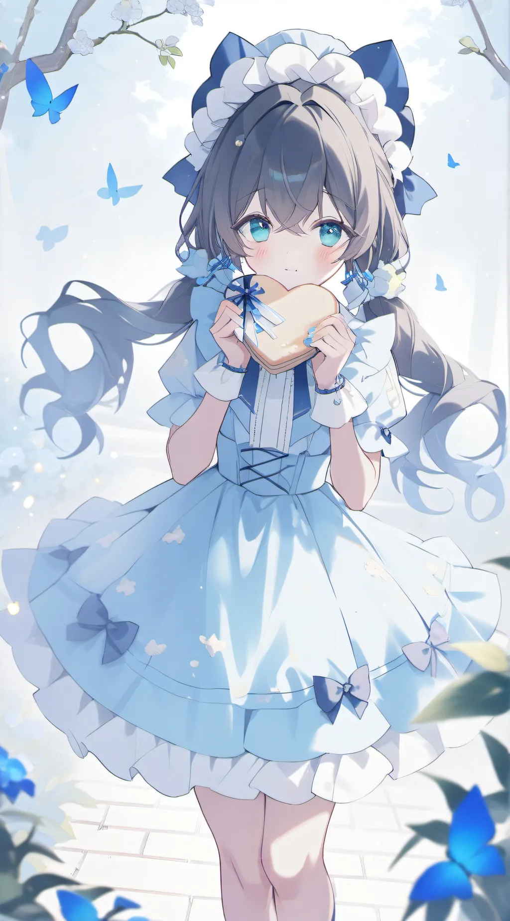 ai character: Winter background