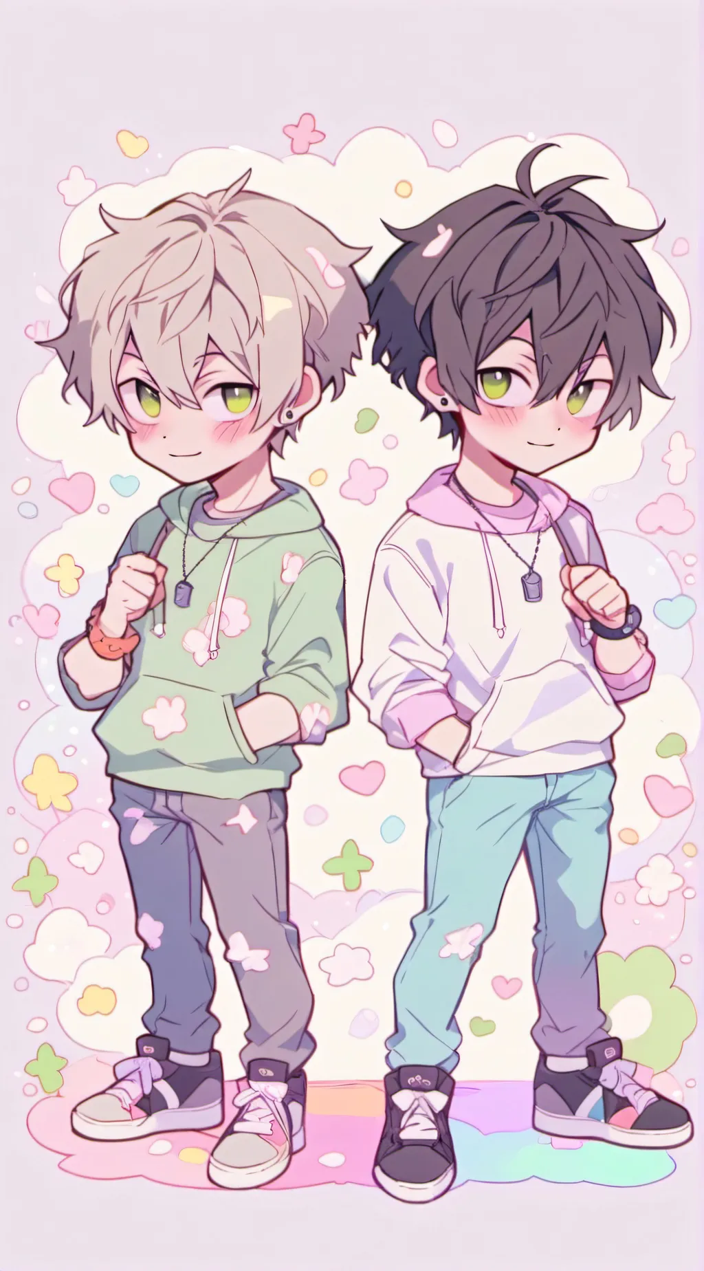 ai character: ♡Sam and Colby ♡ background