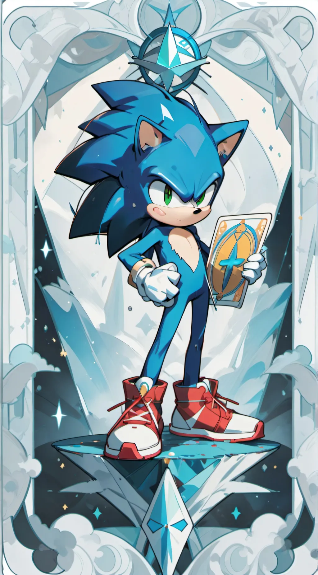 ai character: xonic reacts background