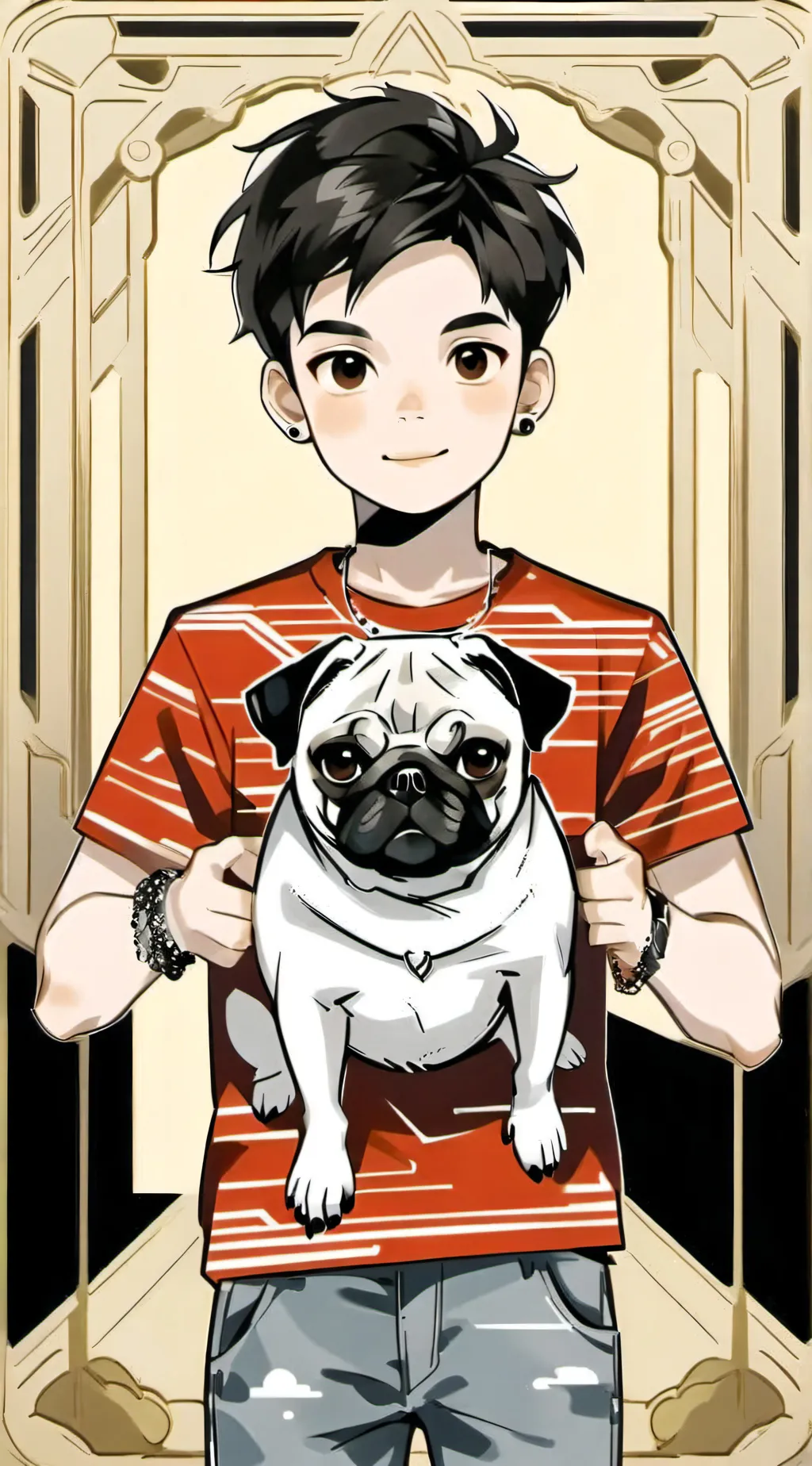 ai character: @mazingboy1109 background