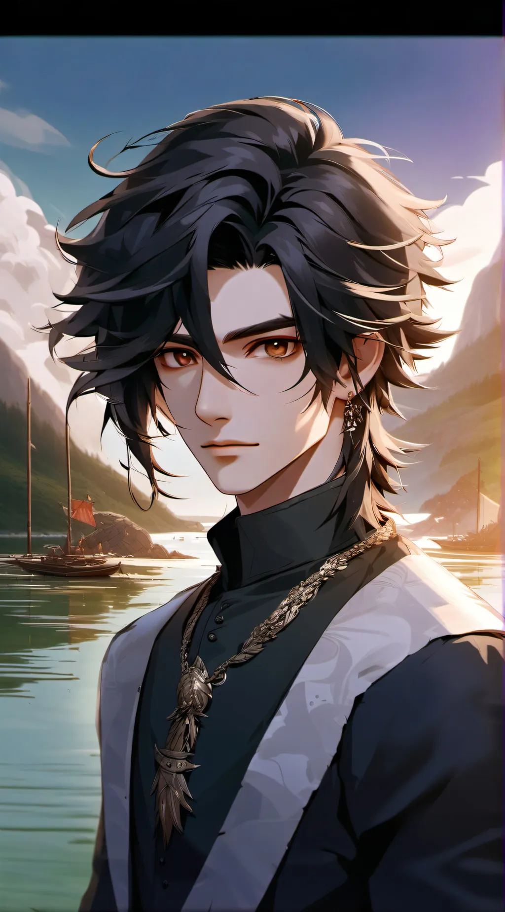 ai character: Ray🏀🎊 background