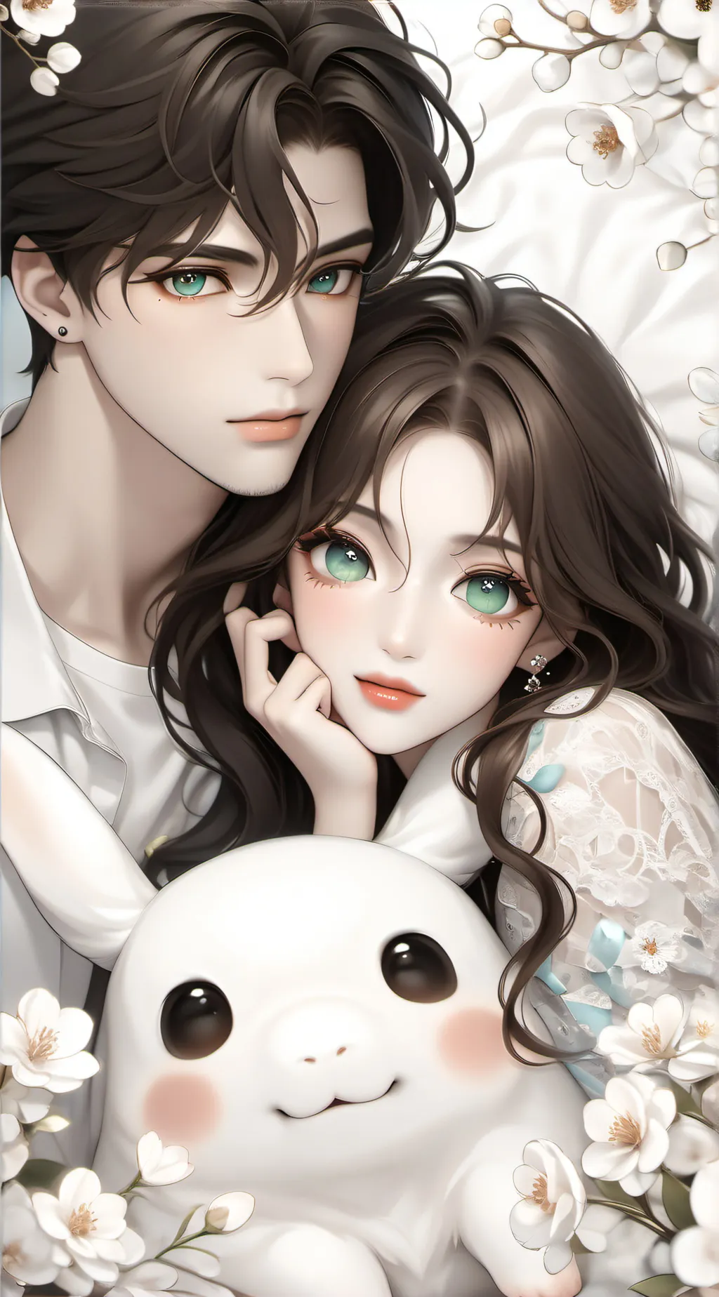 ai character: angel  background