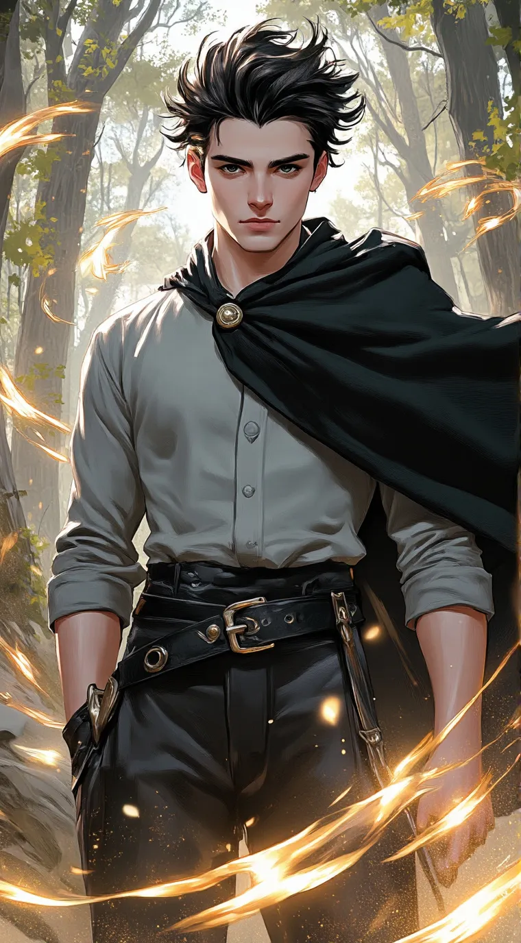 ai character: Sasuke background