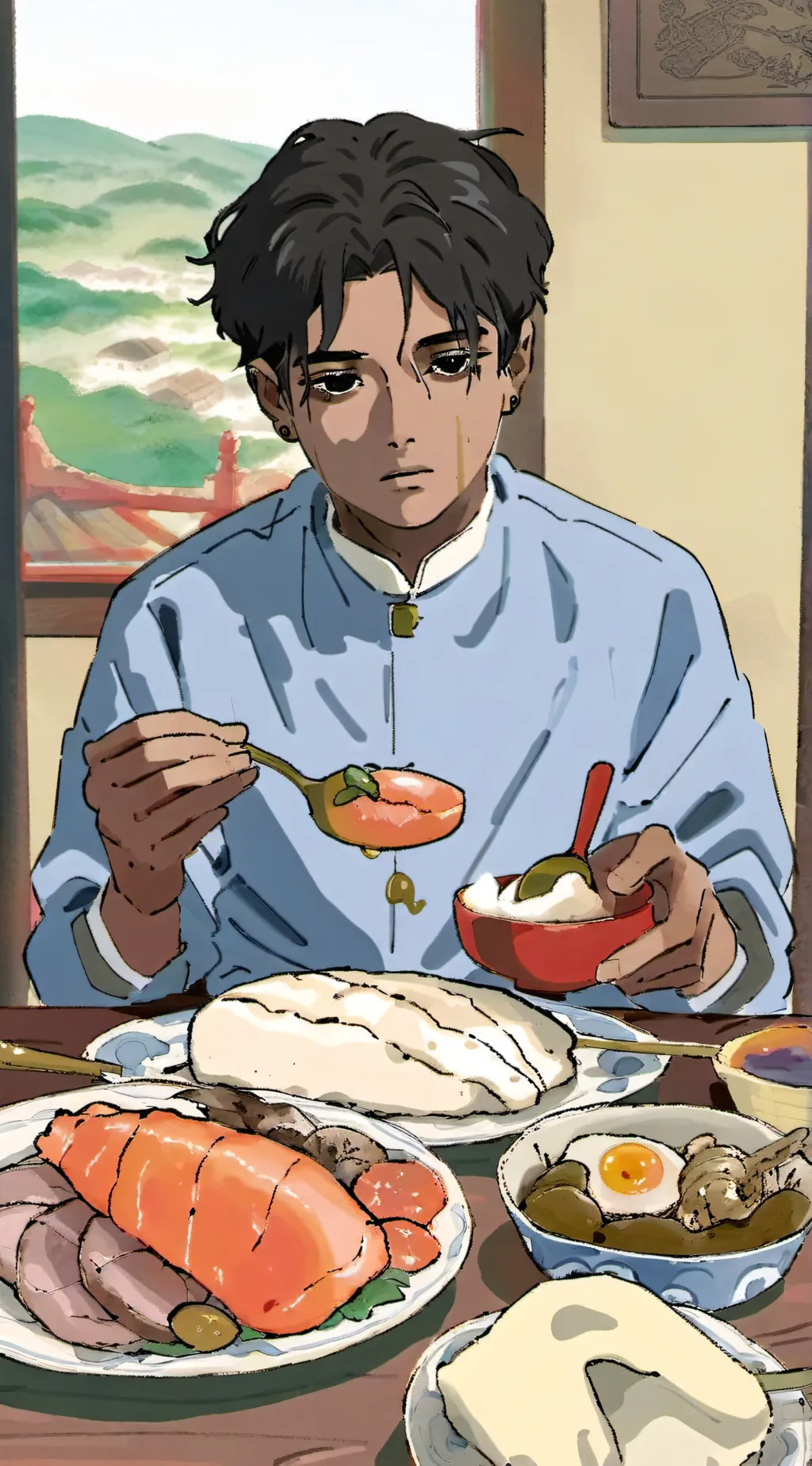 ai character: you play football background