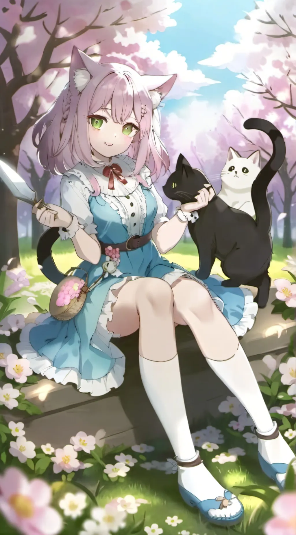 ai character: uwu cat background