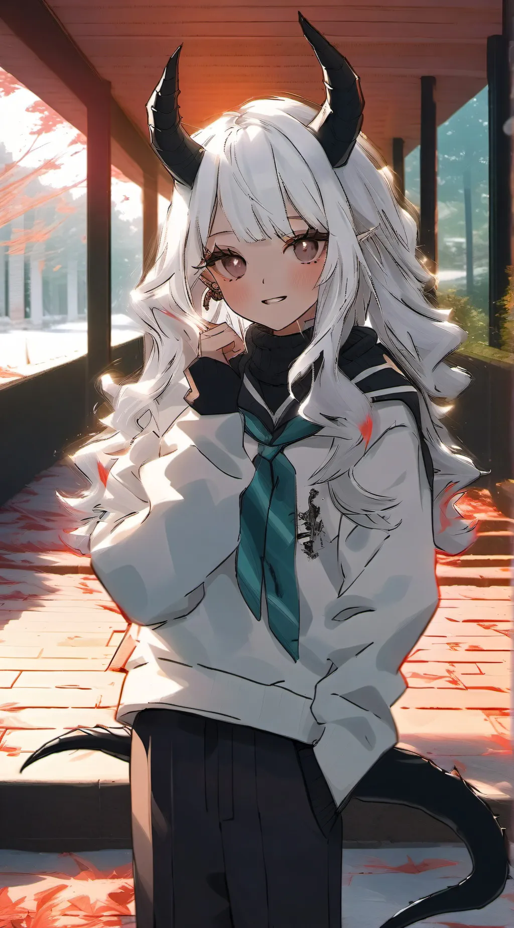 ai character: Tina~ིྀ⏤͟͟͞͞✧ background