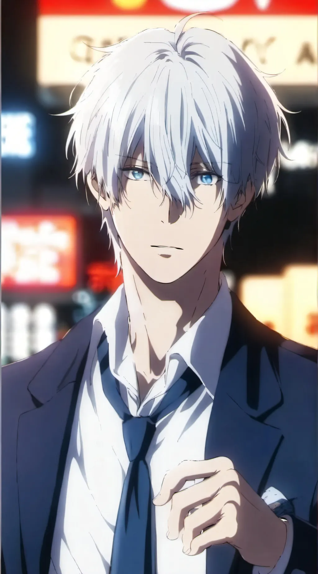 ai character: gojo satoru background