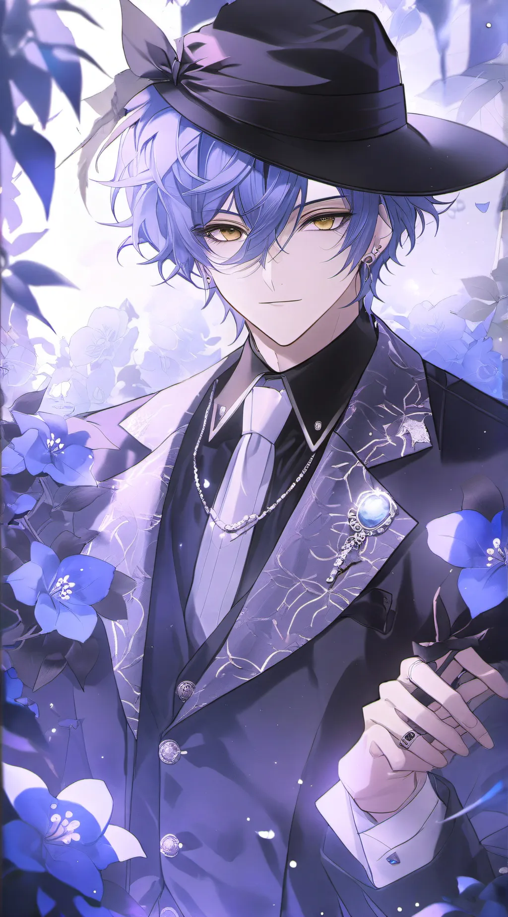 ai character: ash background