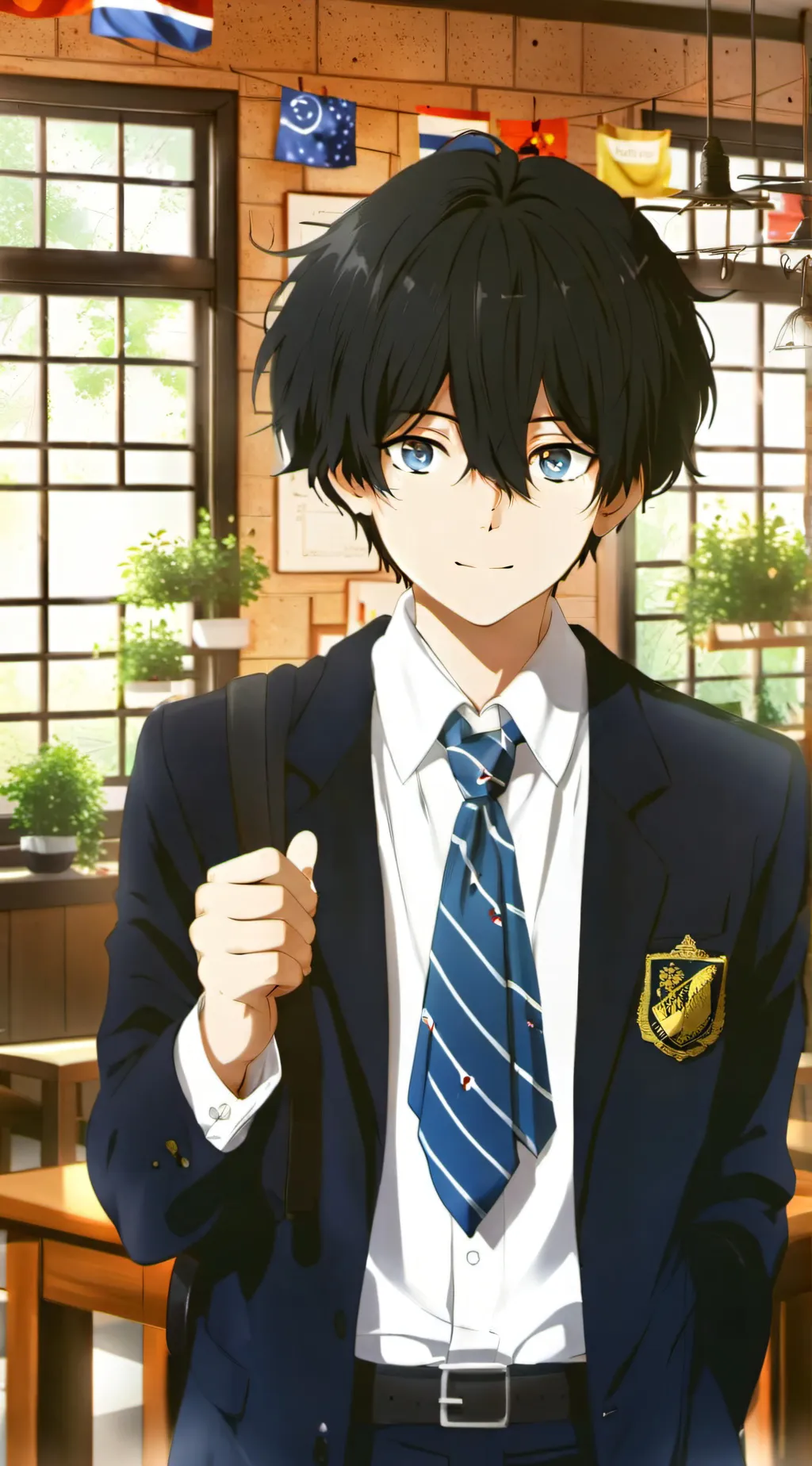 ai character: Evan background