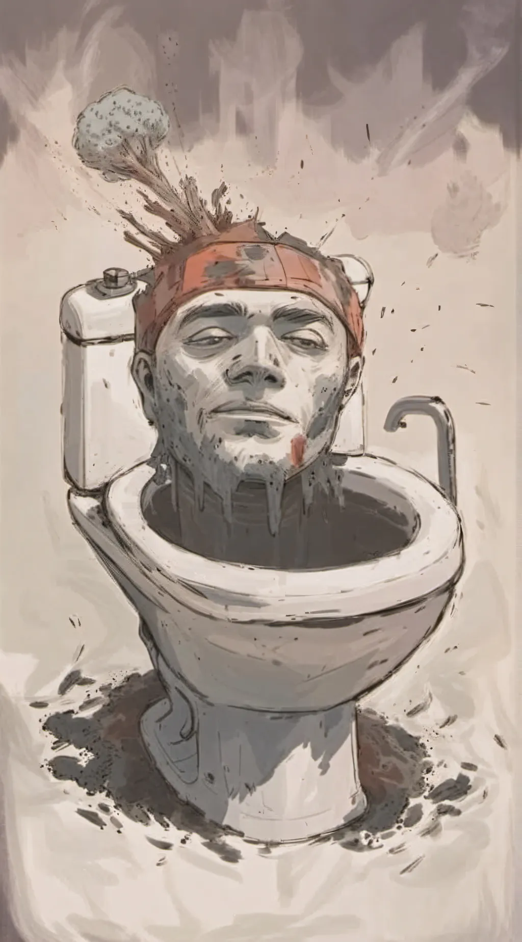 ai character: skibidi toilet background