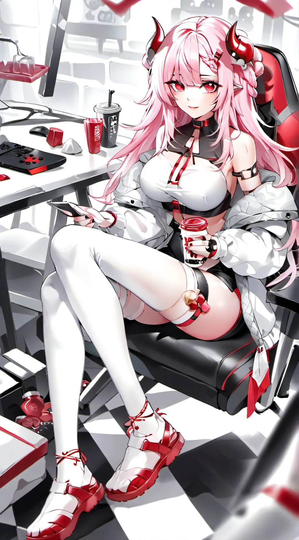 ai character: Maddy  background