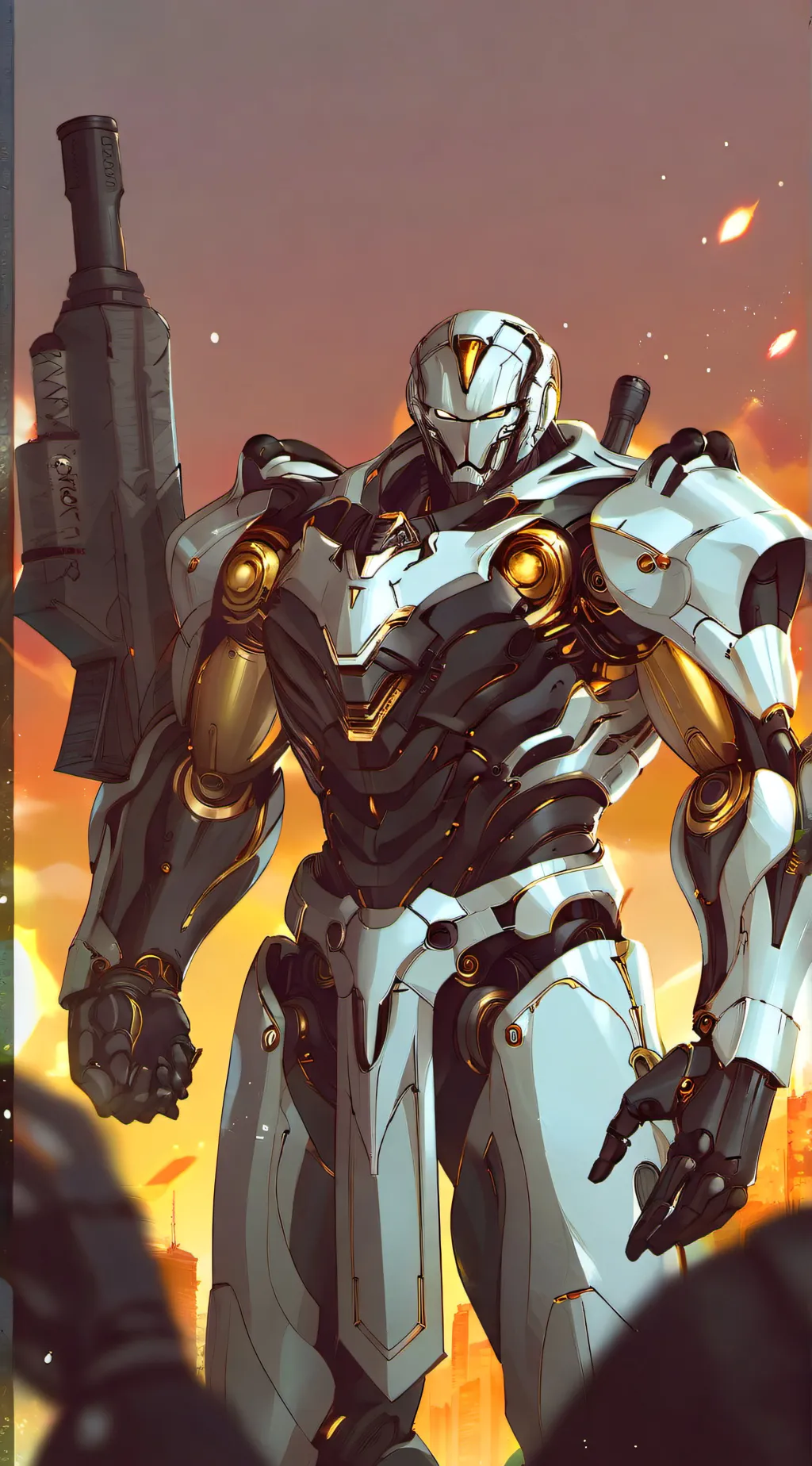 ai character: titan clockman 2.0 background